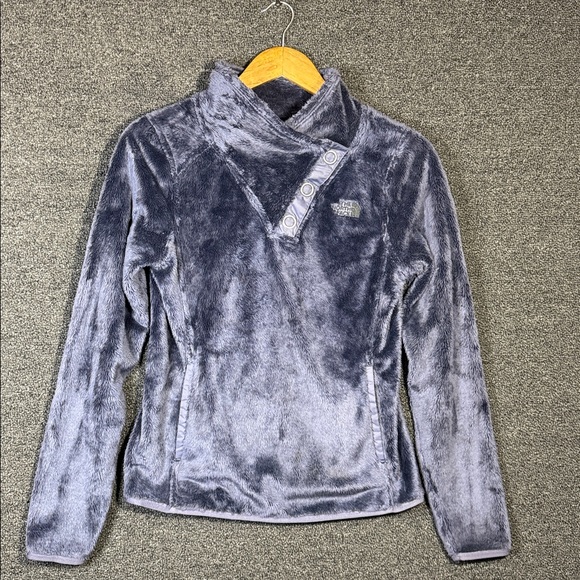 The North Face Sweaters - The North Face Blue Snap Outdoor Fleece, Womens XS